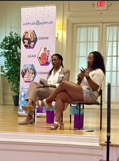 Panel conversation at the Women2Women event in Reading, PA